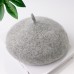 【2Y-8Y】Girls Fashion Solid Color Wool Beret Hat