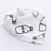 Cotton Multi  layer Printed Double Snap Triangle Scarf Bib Children Saliva Towel  Feeding Bottle